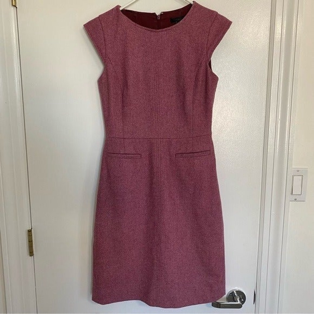 J. Crew Wool Blend Lined Tweed Dress Size 2 - Picture 2 of 11